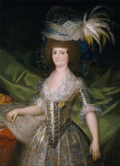 Francisco de Goya Queen of Spain Maria Louisa, nee Bourbon-Parma.